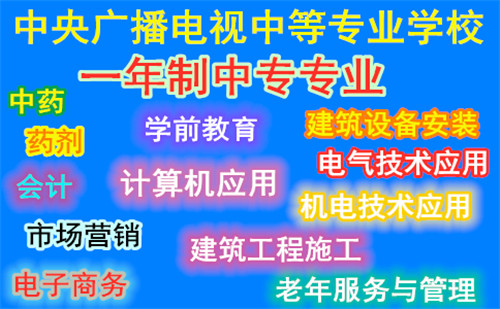 電大中專專業