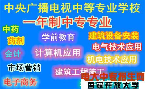 電大中專畢業證