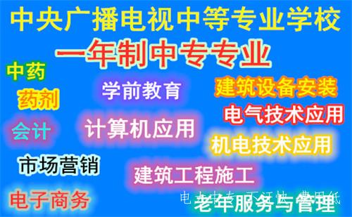 中央電大中專適合男生專業有哪些？