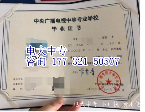 中央電大中專一年制